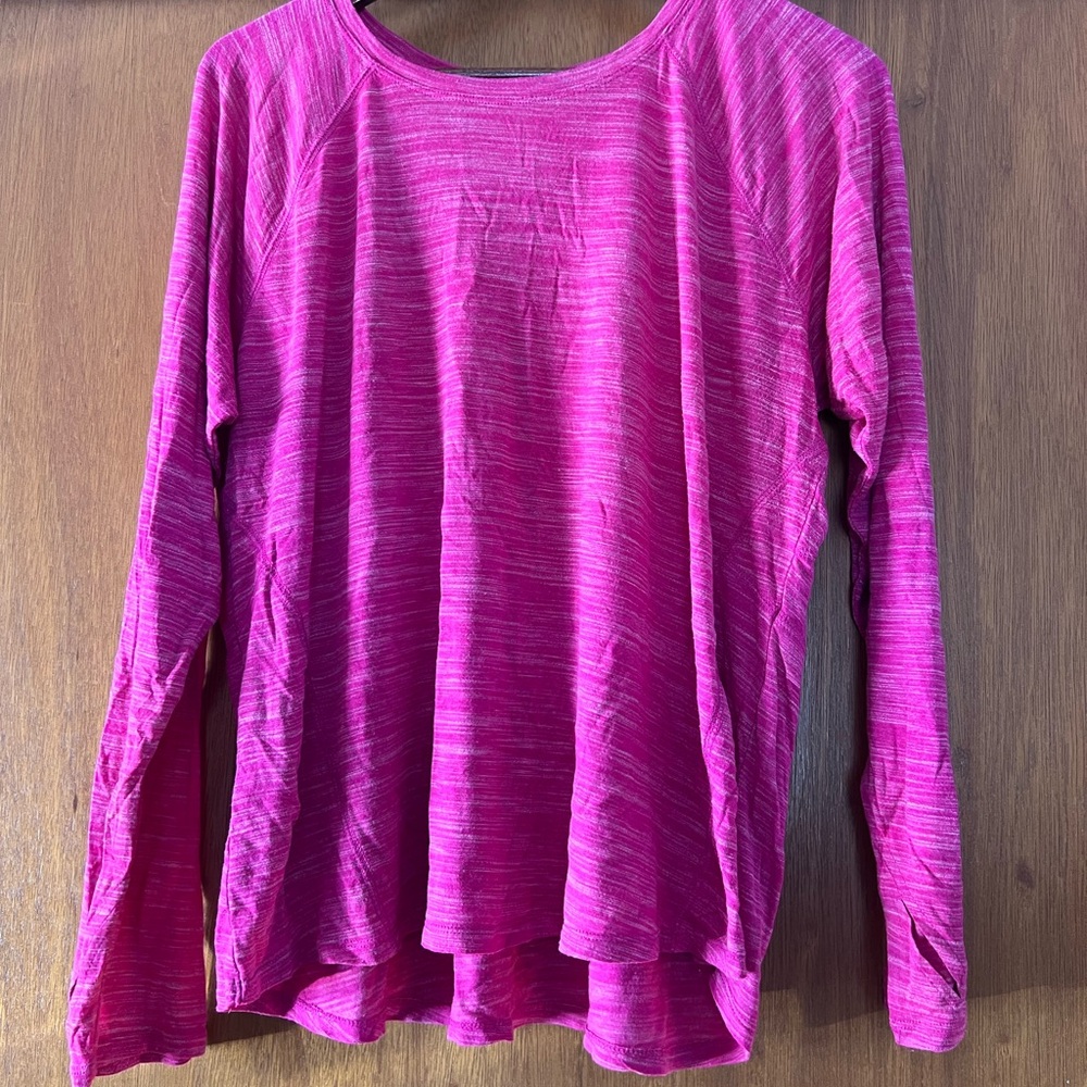 Tek Gear Fuchsia Long Sleeve Top